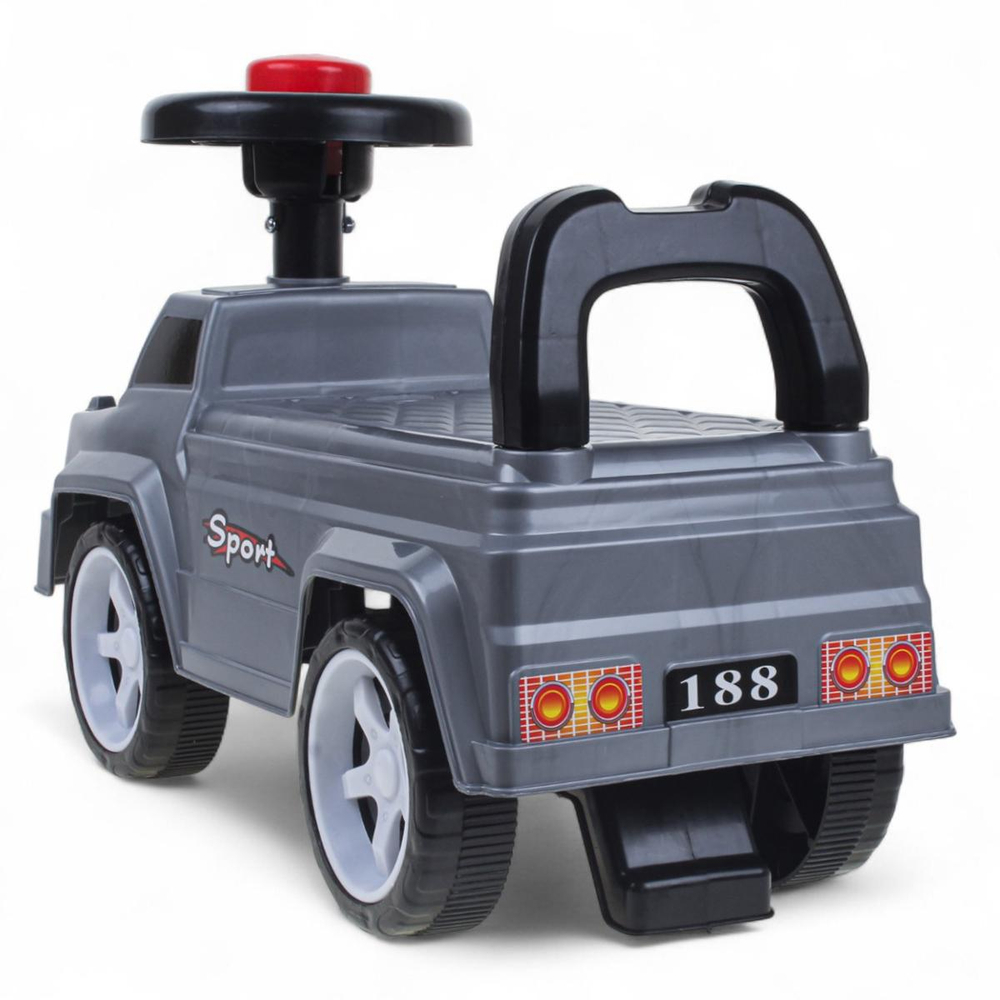 Детская машина толокар, белая, коробка NNC-2