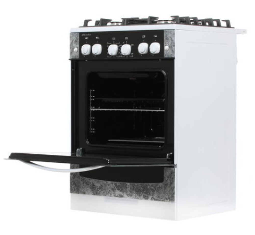 Плита газовая GEFEST 6500-02 0113 (бел.мрамор)