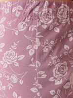 Пижама с бриджами КД-020/розоваяветочка