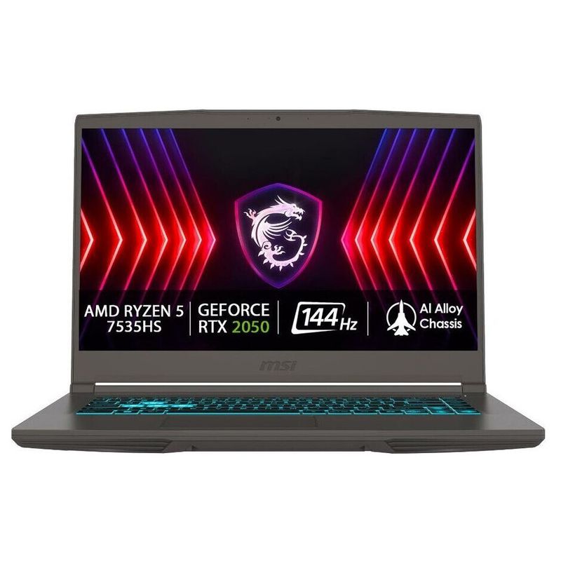 Ноутбук 15.6" MSI AMD Ryzen 7-7735HS 3200 8 DDR5 GeForce RTX 3050 для ноутбука 4096 7735HS