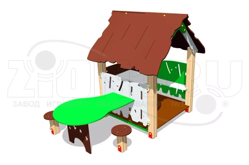 Домик «Хижина со столиком»