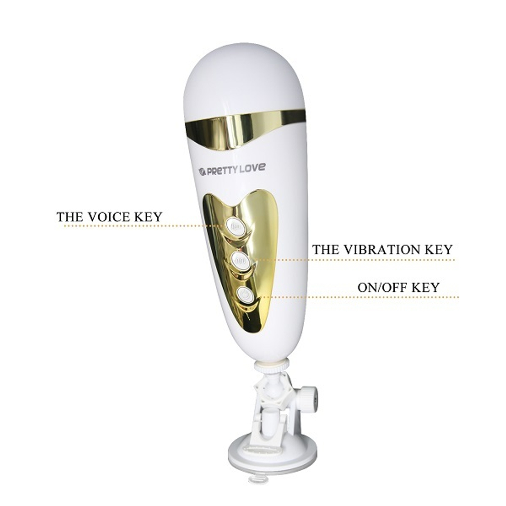 Вибромастурбатор 23см с голосовым сопровождением Pretty Love Sally BM-00900T50