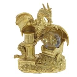 GAEM Фигурка декоративная в стекл.шаре "Дракон", D 4.5 см, L13 W9 H17 см, 2в.