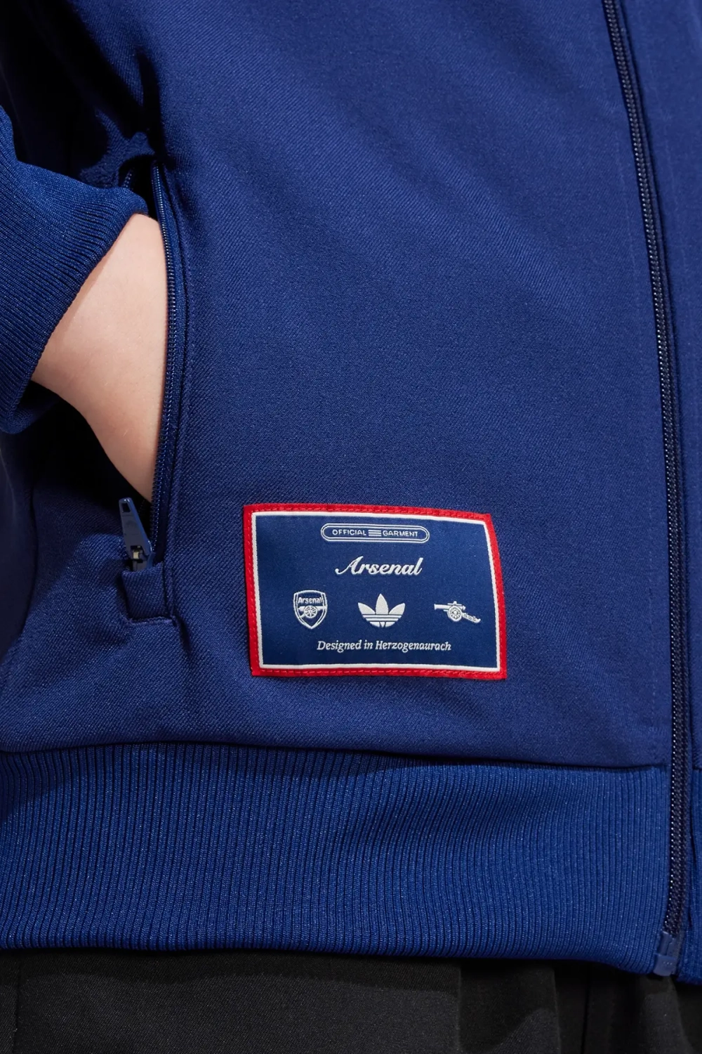 Кофта adidas Arsenal FC 24/25 Terrace Icons Full-Zip Junior - темно-синий