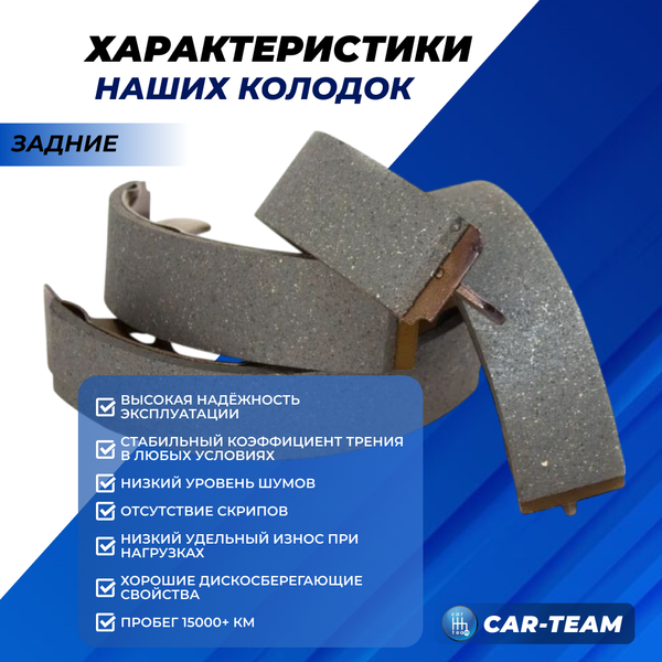 Колодки тормозные задние на ВАЗ 2108-14, 2110-12, 2170, 2190 "Allied Nippon" ABS1701