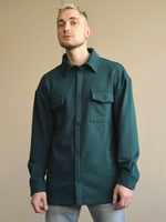 Рубашка трикотажная темно-зеленая Город Горький