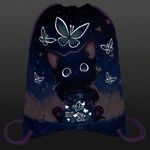 Мешок для обуви BRAUBERG PREMIUM, карман, подкладка, светоотражайка, 43х33 см, "Night catcher", 273442