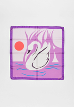 Шелковый платок AQQU VIOLET 70x70