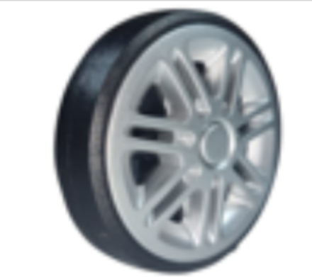 Колесо PLG-K 160, d57, чёрный