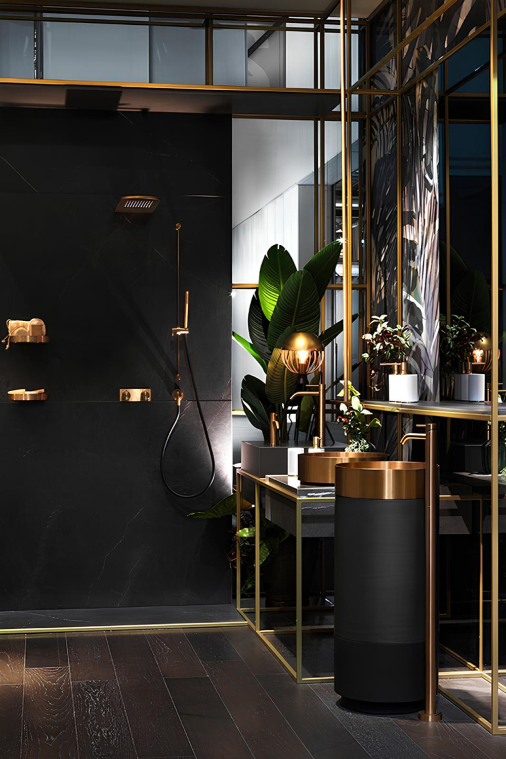 Дозатор Gessi316, настольный, ⌀75хh190 мм, цвет White/Copper Brushed PVD