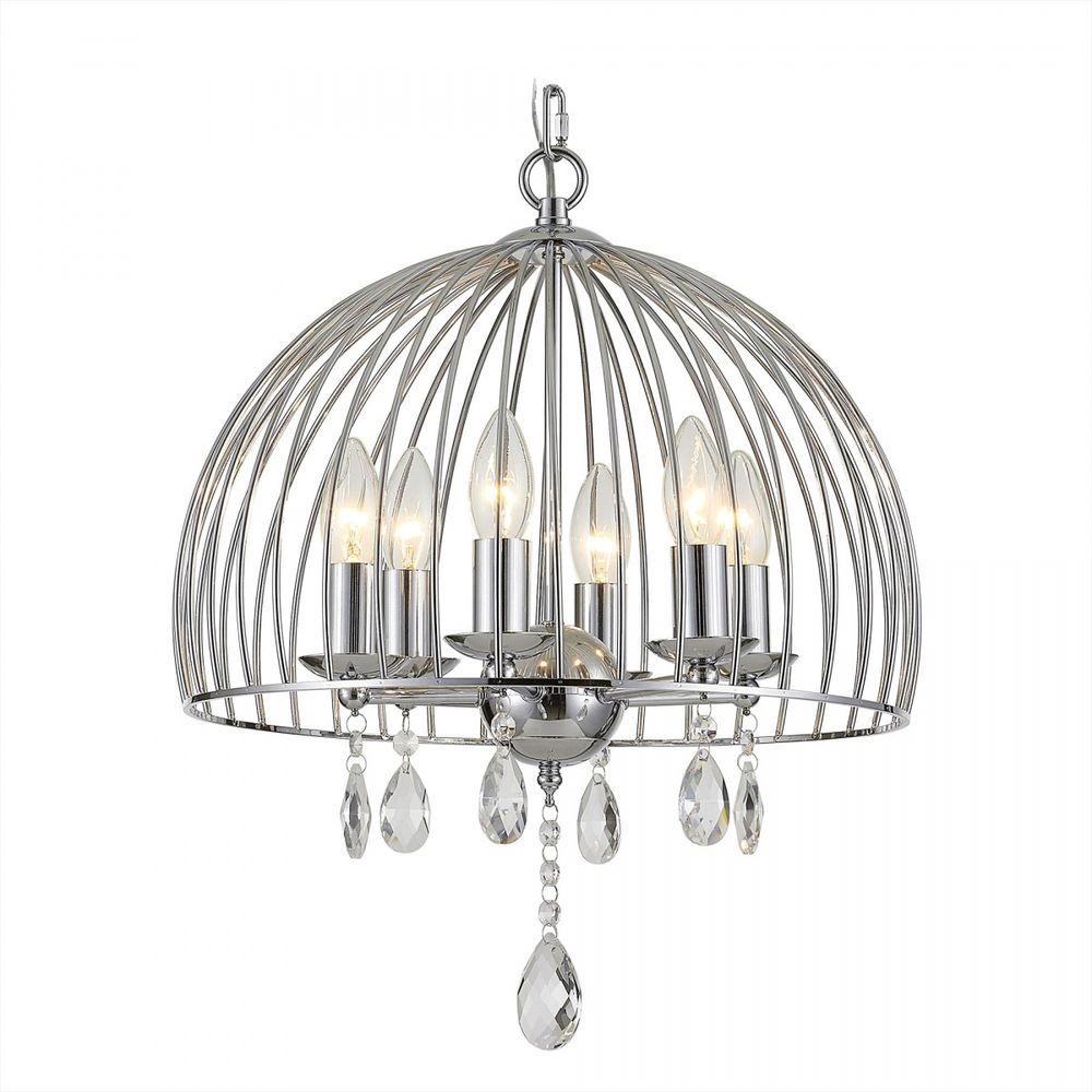 Citilux Джина CL462261 Люстра подвесная Хром