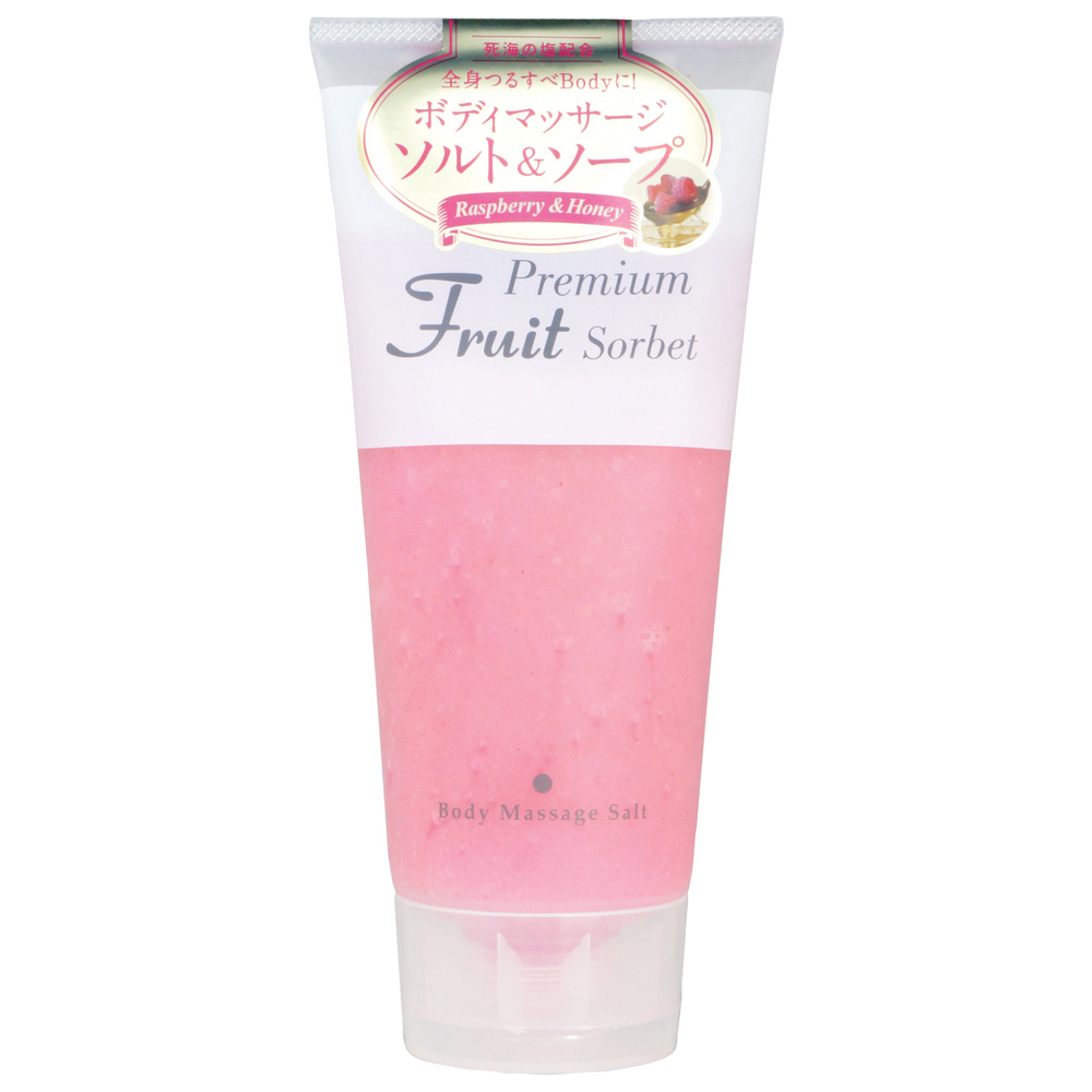 COSMEPRO Premium Fruit Sorbet Body Massage Salt Raspberry&Honey