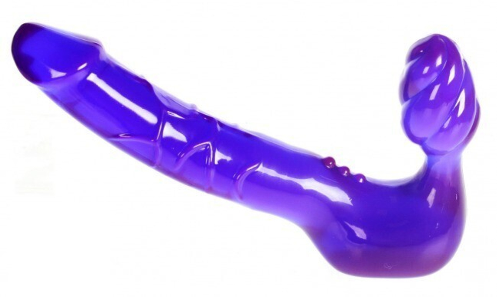 Страпон без крепления Bend Over Boyfriend (Цвет: фиолетовый)