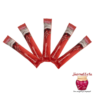 Паста десертная "Натива" со вкусом КЛУБНИКИ, 10 гр.