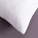 Наволочки 50х70 2 шт Страйп Сатин однотонный Отель белый 100% Хлопок 3x3 N3CTH03757