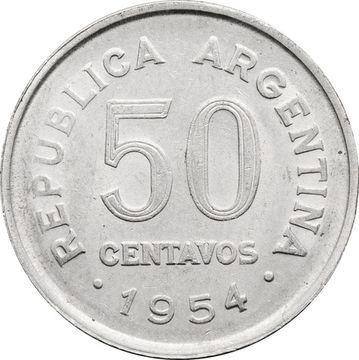 50 песо 1954 Аргентина
