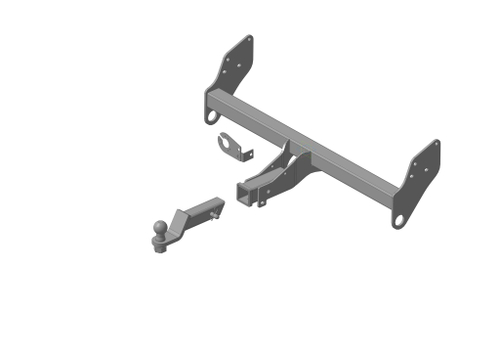 Фаркоп Mitsubishi Pajero III 2000-2007, Mitsubishi Pajero IV 2007-2020 съемное крепление шара под американский квадрат(без электрики) Трейлер.7121