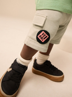 Футболка и шорты карго в комплекте для мальчика Next E63-598, Зеленый, Бежевый