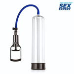 Прозрачная вакуумная помпа Sex Expert со шкалой (Цвет: прозрачный)