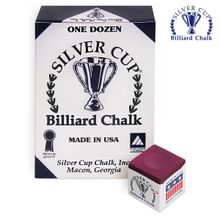 Мел Silver Cup Burgundy 12шт.