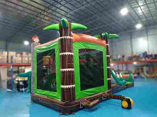 Надувная водная горка «Прыжок динозавра», 10*5*4,5 м