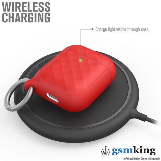Catalyst Ring Clip Case for AirPods 1 | 2 Flame Red (Красный)