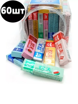 Жевательная резинка Хуанфу ассорти вкусов 15 г * 60 шт