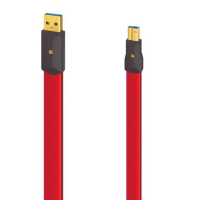 Wireworld Starlight 8 USB 3.0 A- B Flat Cable 2.0m, кабель USB, тип A-B, 2,0м. (S3AB2.0M-8)