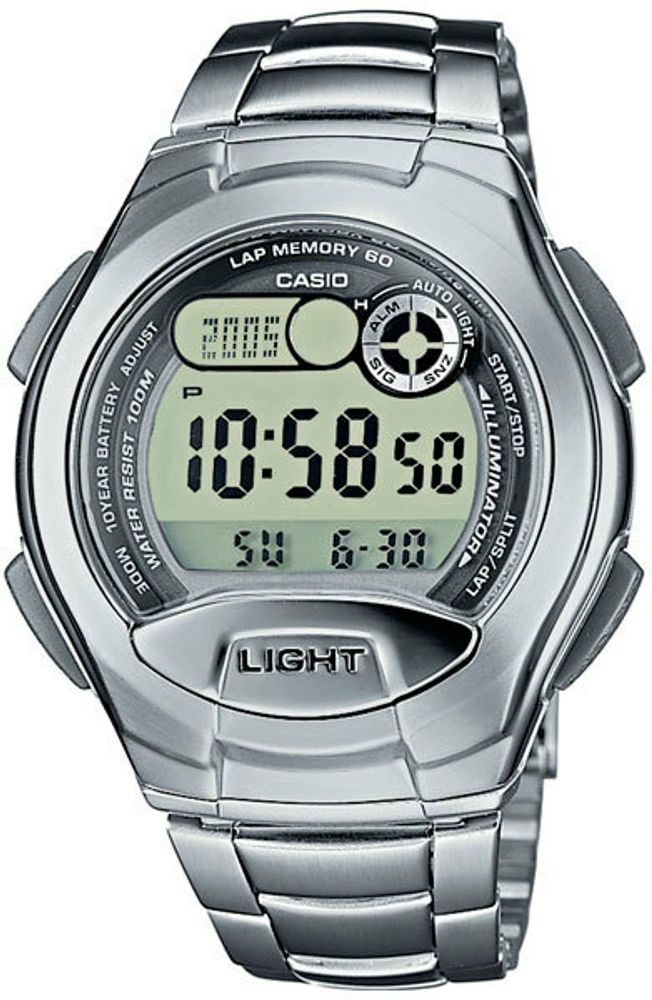 Японские спортивные наручные часы Casio Collection W-752D-1A с хронографом