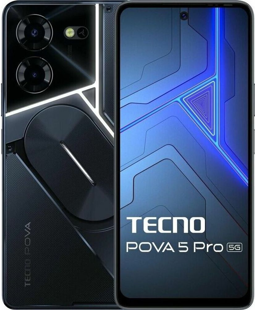 Смартфон TECNO POVA 5 Pro 5G 8/256GB Dark Illusion