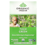 Organic India, чай с тулси, зеленый, 18 пакетиков, 34,2 г (1,21 унции)