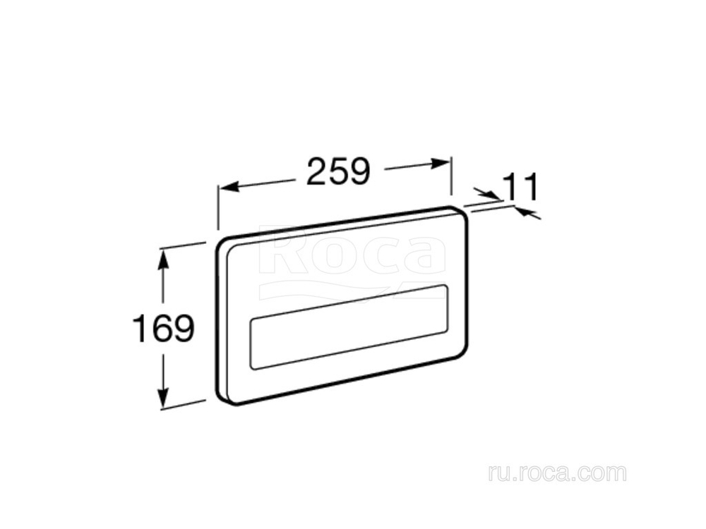 Клавиша для инсталляции Roca PL-3 890097104