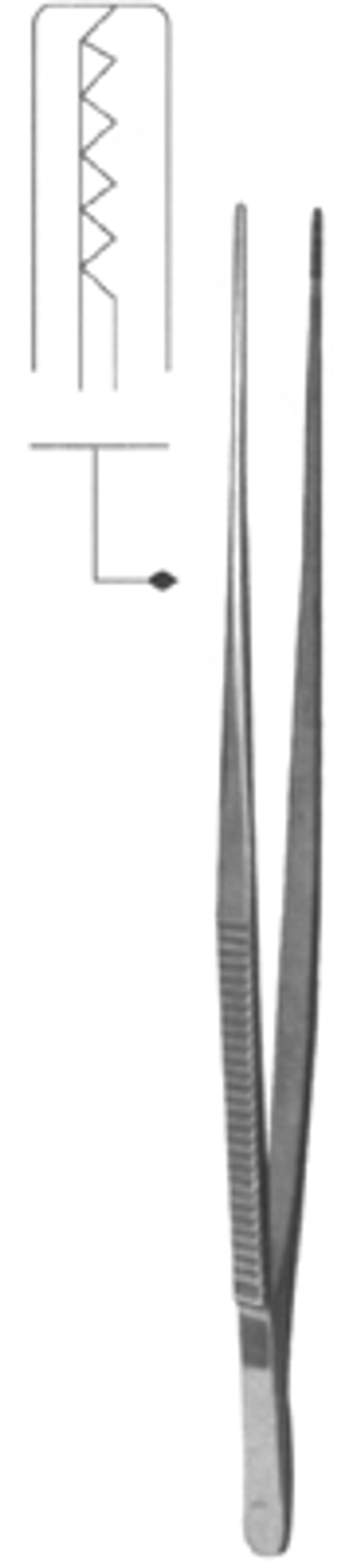 ВР- П-49 Пинцет сосудистый ПА 200х 2,0