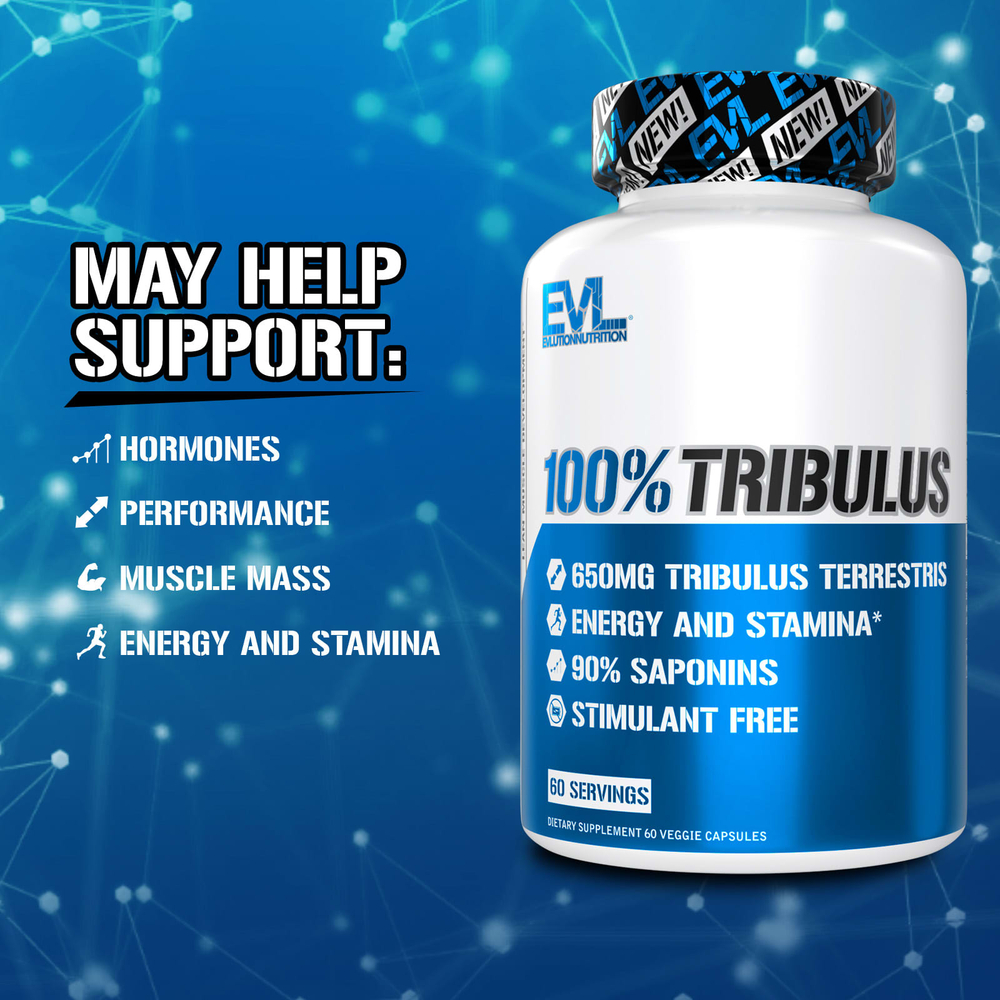 EVLution Nutrition, 100% якорцы, 650 мг, 60 растительных капсул