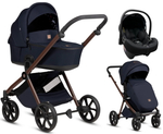 Детская коляска Tutis Mio 3 Plus Limited New 3 в 1 с автокреслом Elo Lux EduSky Black 1622015 Midnight Swallow