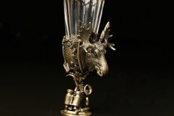 Набор рюмок-лафитников "Охотничьи Трофеи" 3 шт. в подарочном кейсе с художественным оформлением