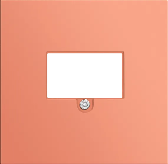 Donel R98 матовый коралл накладка стандарта TAE для розеток USB, HDMI, Аудио, серия DA