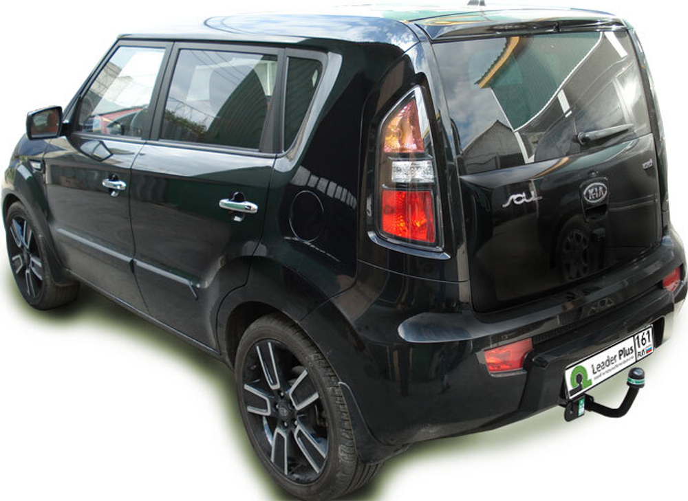 Фаркоп(прицепное) Лидер-Плюс для KIA SOUL (AM) 2008 - 2013.10 (бензин)(паспорт и сертификат в комплекте)(без электрики)K114-A