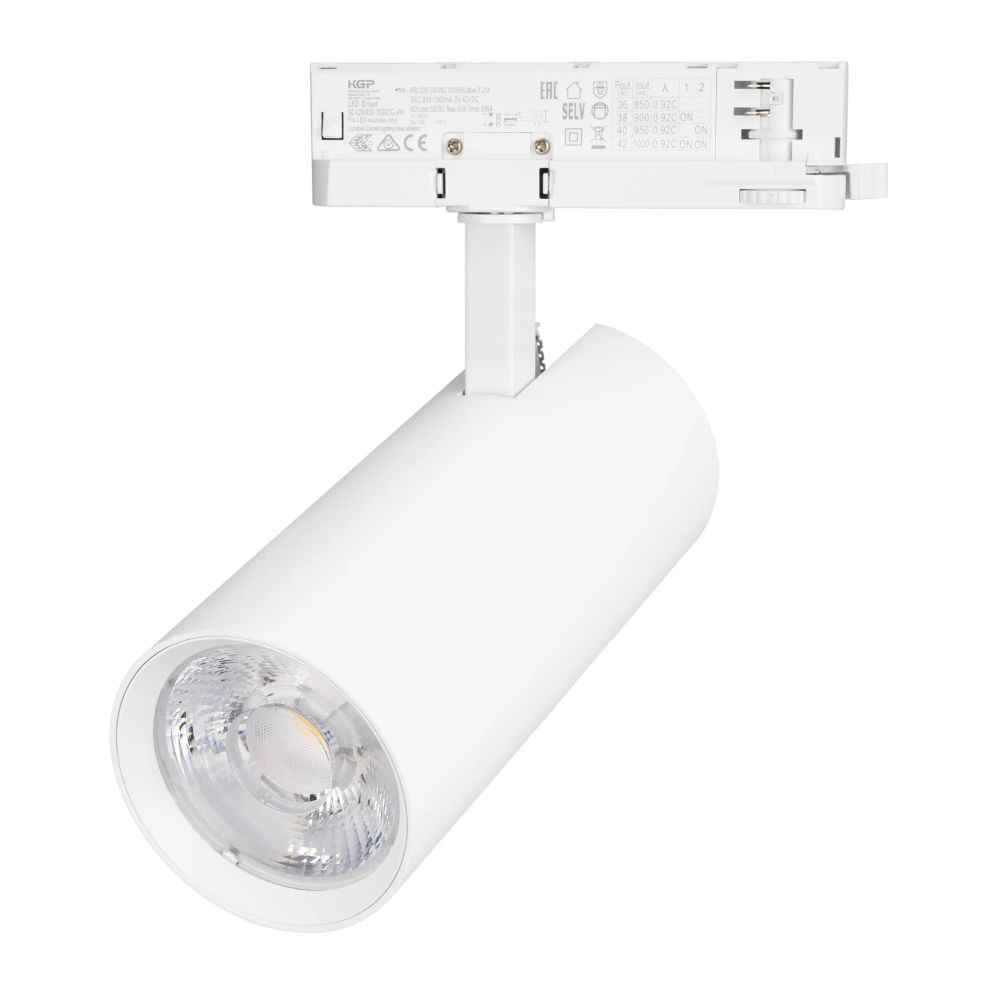 Светильник LGD-GERA-4TR-R90-40W Warm3000 (WH, 15 deg, 230V) (Arlight, IP20 Металл, 5 лет) 055162