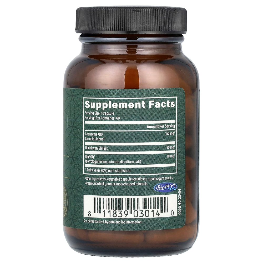 Global Healing, коэнзим Q10, BioPQQ с гималайским мумие, 60 капсул