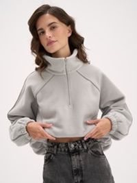 Джинсы прямые "Темно-серые" женские