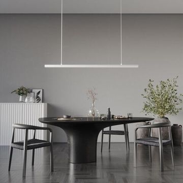 359441 OVER NT24 294 белый Светильник подвесной диммир. со сменой цв.темпер. (пульт ДУ/прилож. Smart Life) IP20 LED 48W 85-265V 3000-6000К SOTTO