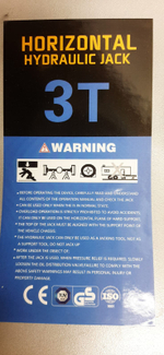 Домкрат автомобильный подкатной 3т, 75-460 мм, профессиональный, быстрый подъем, усиленная конструкция и клапан безопасности, домкрат гидравлический