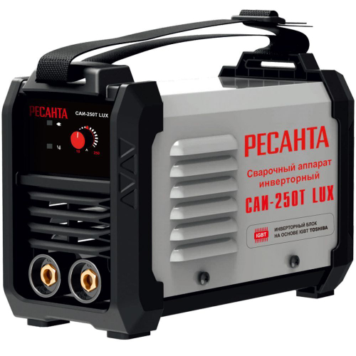 Сварочный аппарат инверт, Ресанта, САИ-250Т Lux, 250 А, электрод
