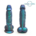 Реалистичный фаллоимитатор Magic Hero (17×3,3 см) перламутр