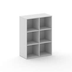 Стеллаж широкий средний CRU.ST-200 Белый Бриллиант UM 896*442*1202