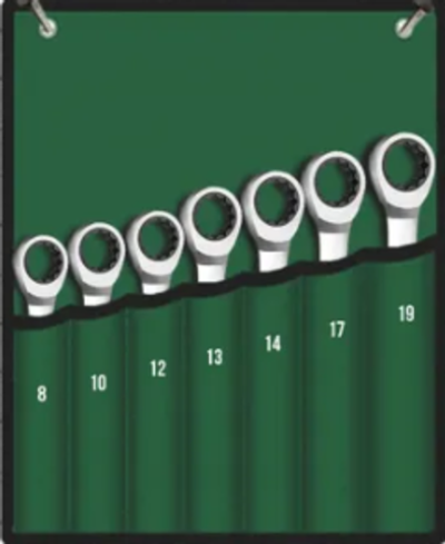 Набор гаечных ключей 7пр с трещеткой