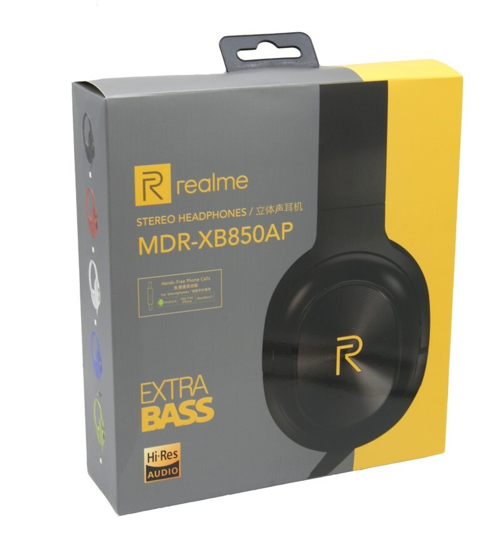 Полноразмерные наушники REALME MDR-XB850AP (синий)