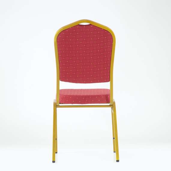 Стул Barneo S-6 банкетный каркас золото, красная ткань