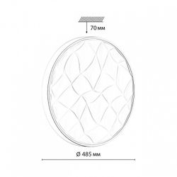 Накладной светильник Sonex PALE 7672/ELN